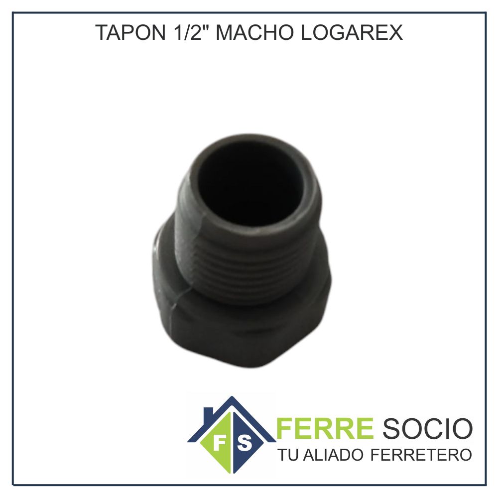 TAPON 1/2" MACHO LOGAREX