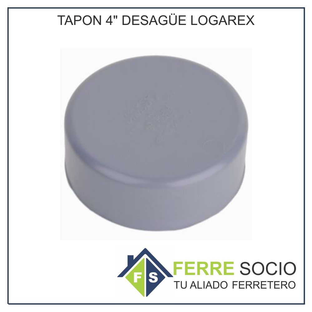 TAPON 4" DESAGÜE LOGAREX