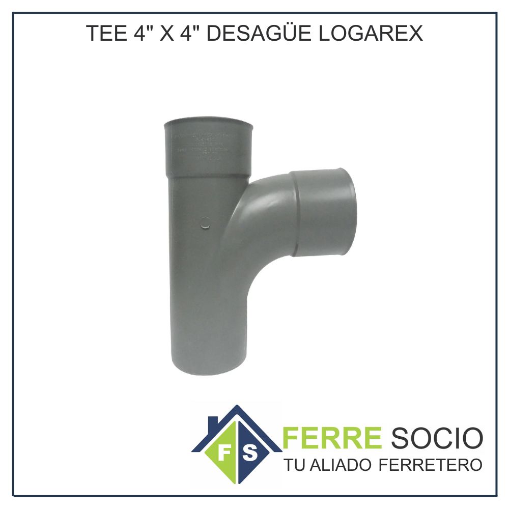 TEE 4" X 4" DESAGÜE LOGAREX