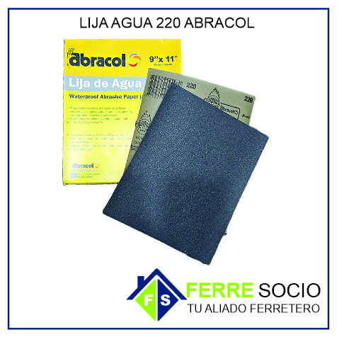 LIJA AGUA 220 ABRACOL