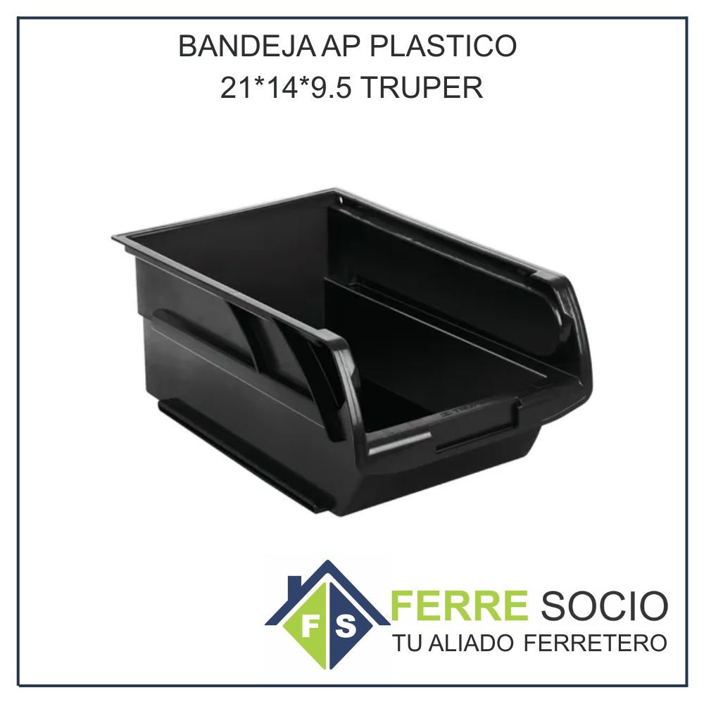 BANDEJA AP PLASTICO 21*14*9.5 TRUPER