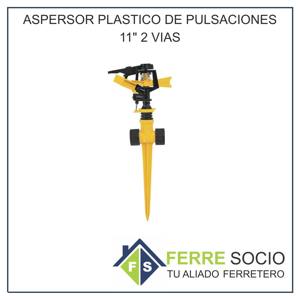 ASPERSOR PLASTICO DE PULSACIONES 11 2 VIAS