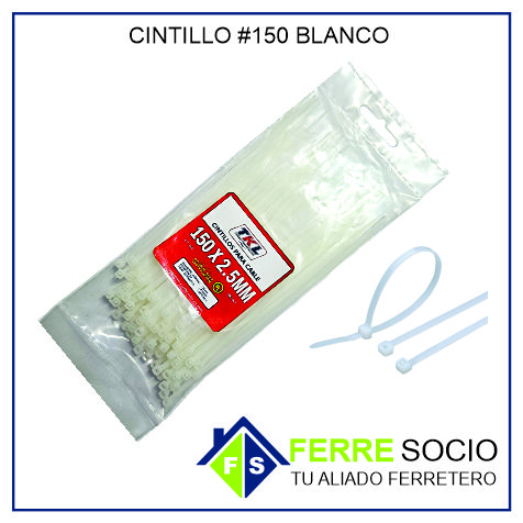 CINTILLO #150 BLANCO