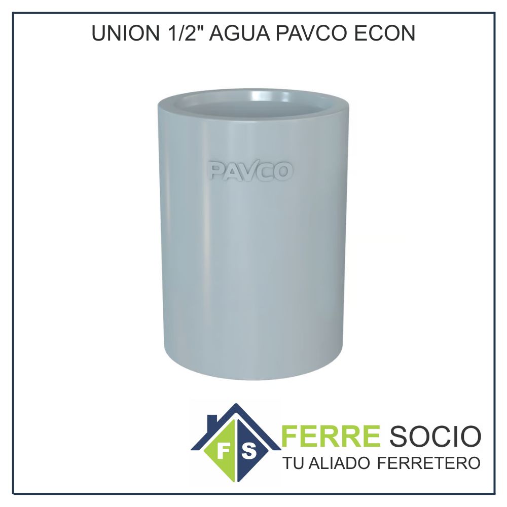 UNION 12 AGUA PAVCO - POR UNIDAD