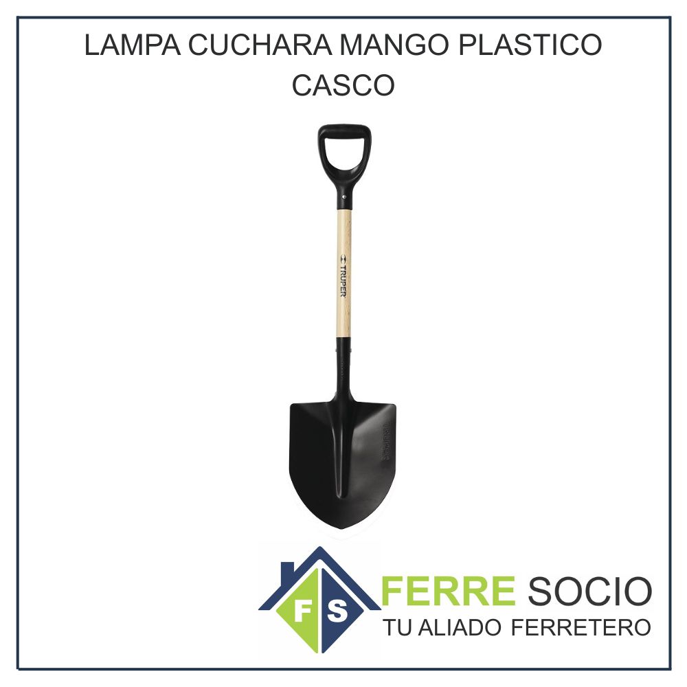 LAMPA CUCHARA MANGO PLASTICO CASCO