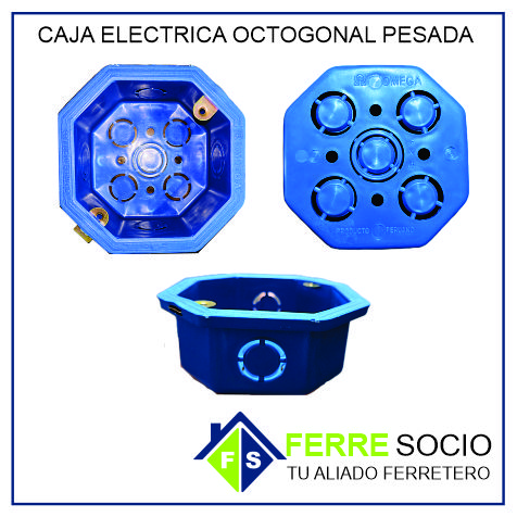 CAJA ELECTRICA OCTOGONAL PESADA