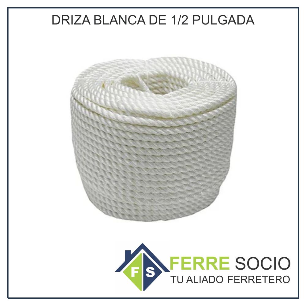 DRIZA BLANCA DE 12 PULGADA