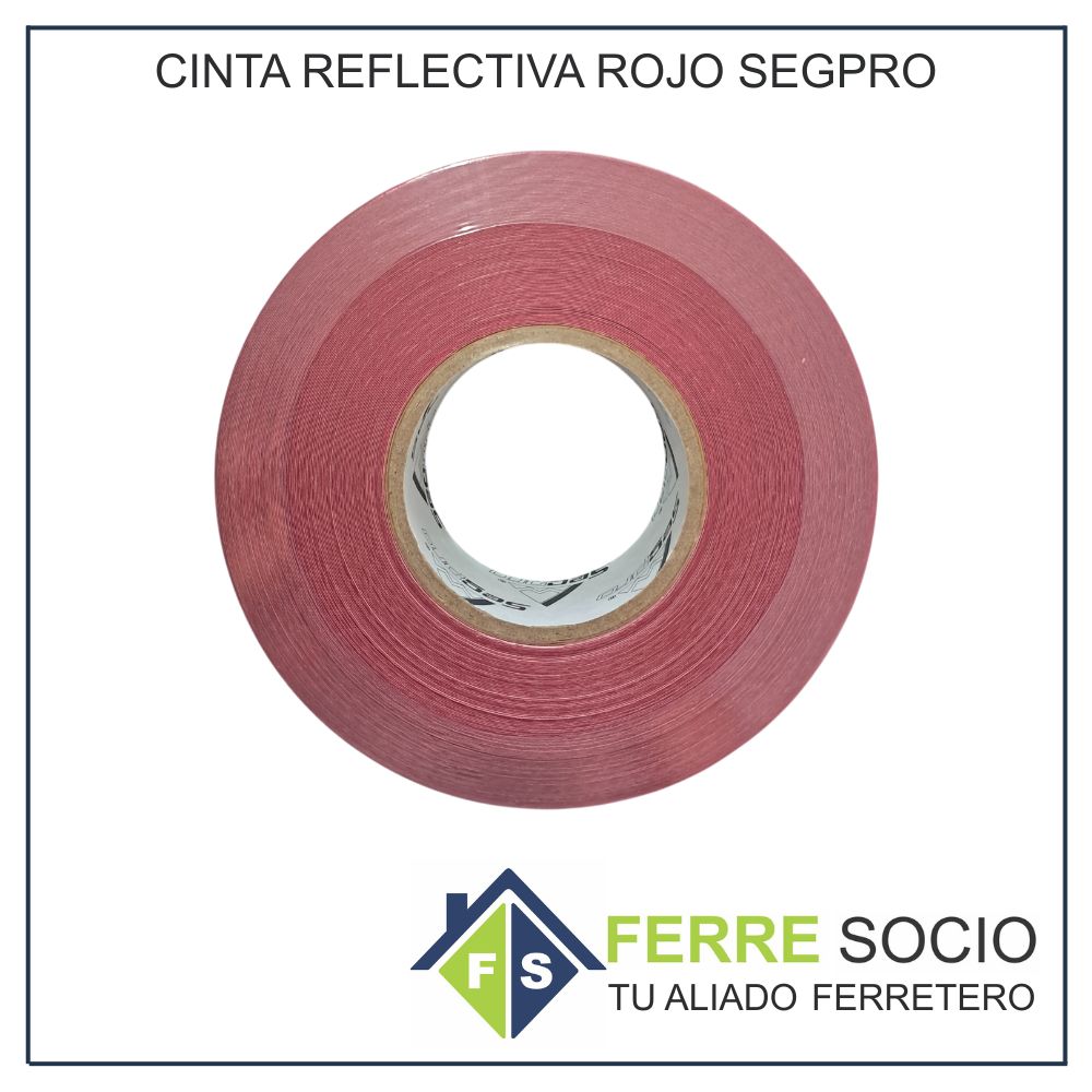 CINTA REFLECTIVA ROJO SEGPRO