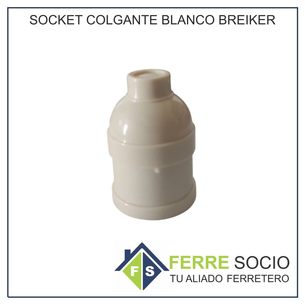 SOCKET COLGANTE BLANCO BREIKER