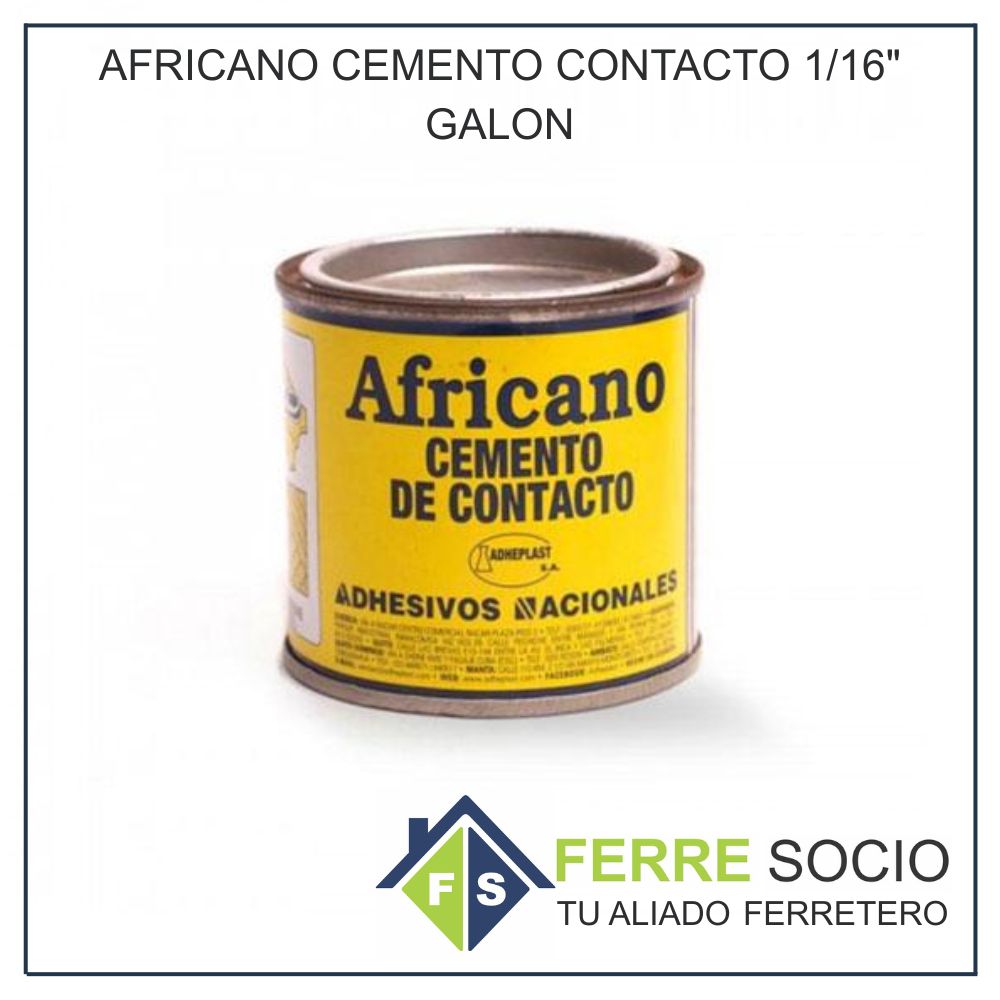 AFRICANO CEMENTO CONTACTO 1/16 GALON
