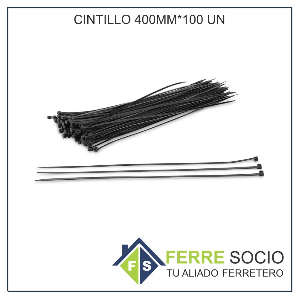 CINTILLO 400MM*100 NEGRO
