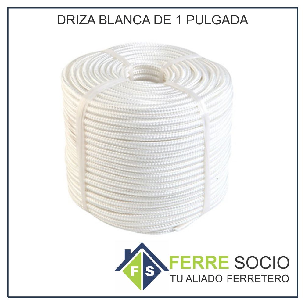 DRIZA BLANCA DE 1 PULGADA