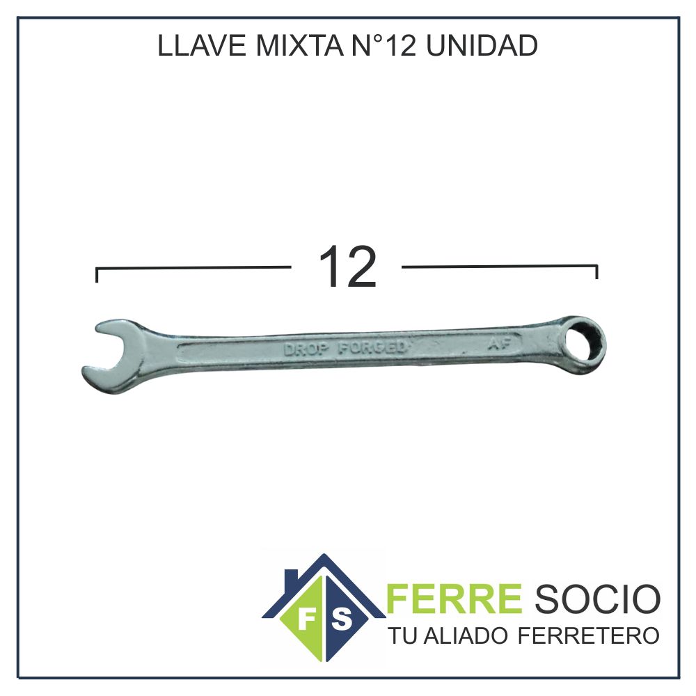 LLAVE MIXTA N°12 UNIDAD