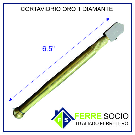 CORTAVIDRIO ORO 1 DIAMANTE