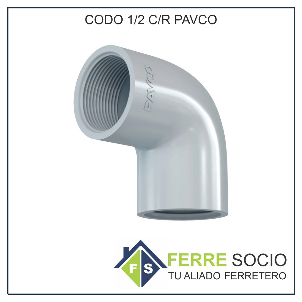 CODO 1/2 C/R PAVCO