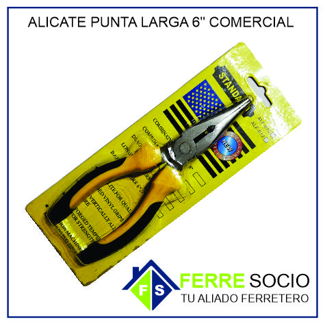 ALICATE PUNTA LARGA 6 COMERCIAL