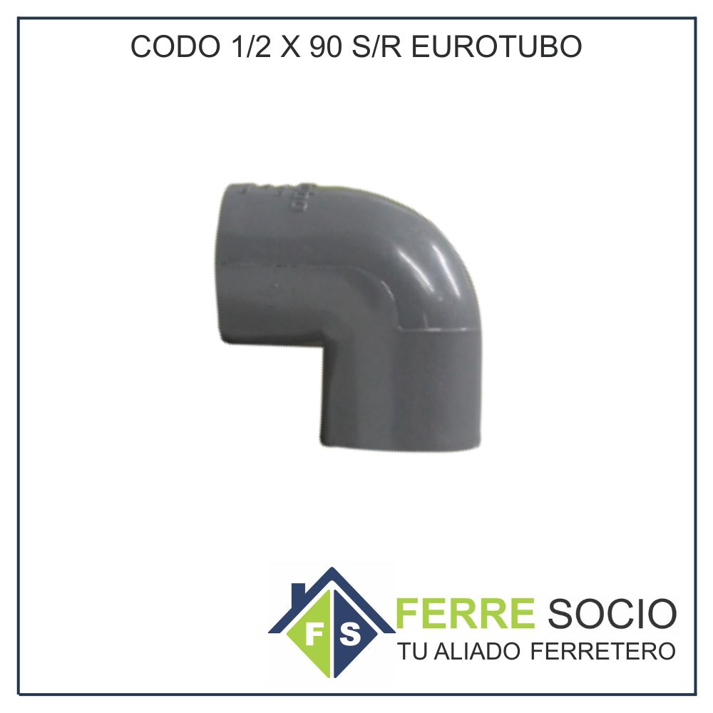 CODO 1/2 X 90 S/R EUROTUBO