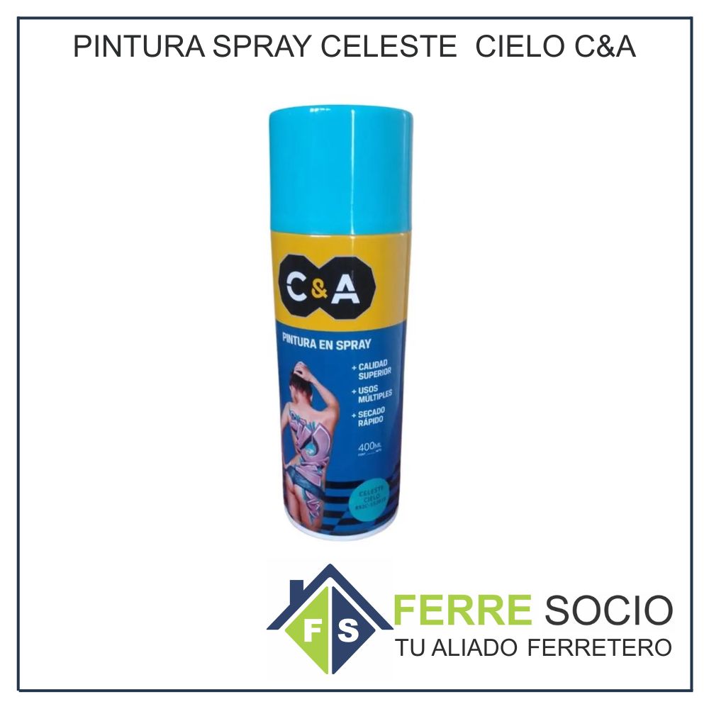 PINTURA SPRAY CELESTE  CIELO C&A