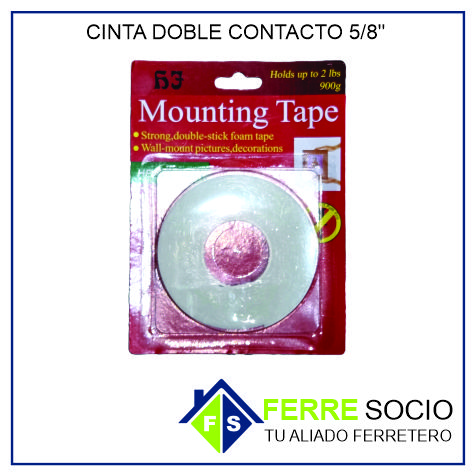 CINTA DOBLE CONTACTO 5/8