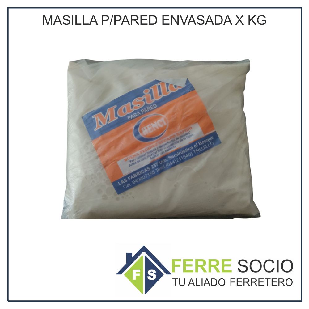 MASILLA P/PARED ENVASADA X KG