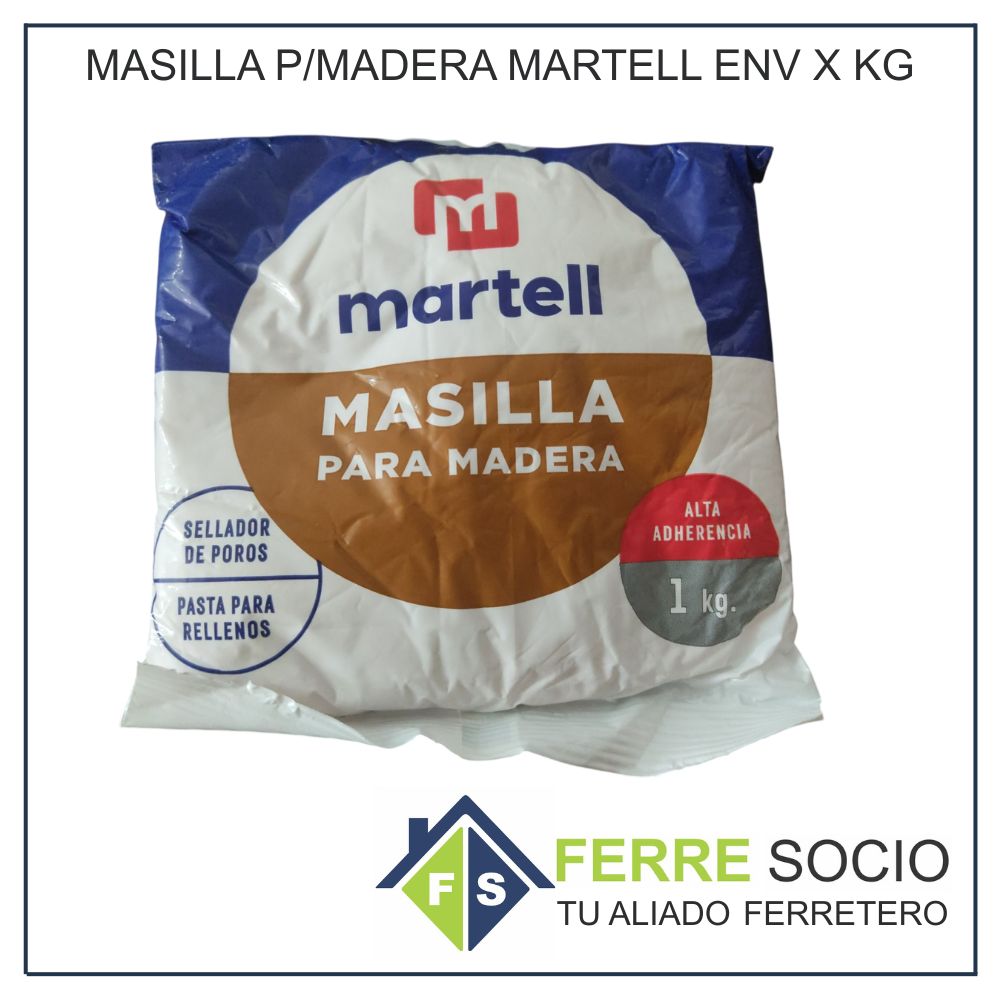 MASILLA P/MADERA MARTELL ENV X KG