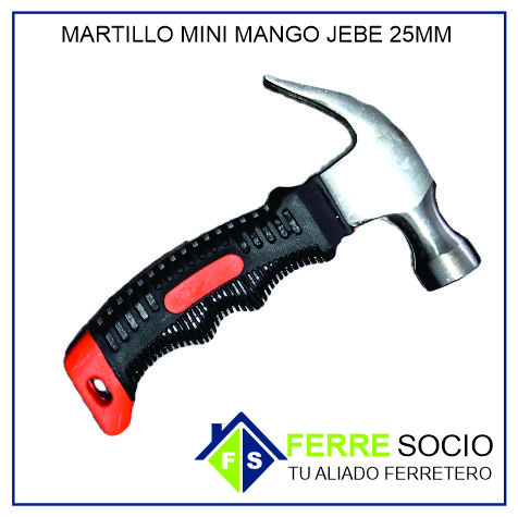 MARTILLO MINI MANGO JEBE 25MM