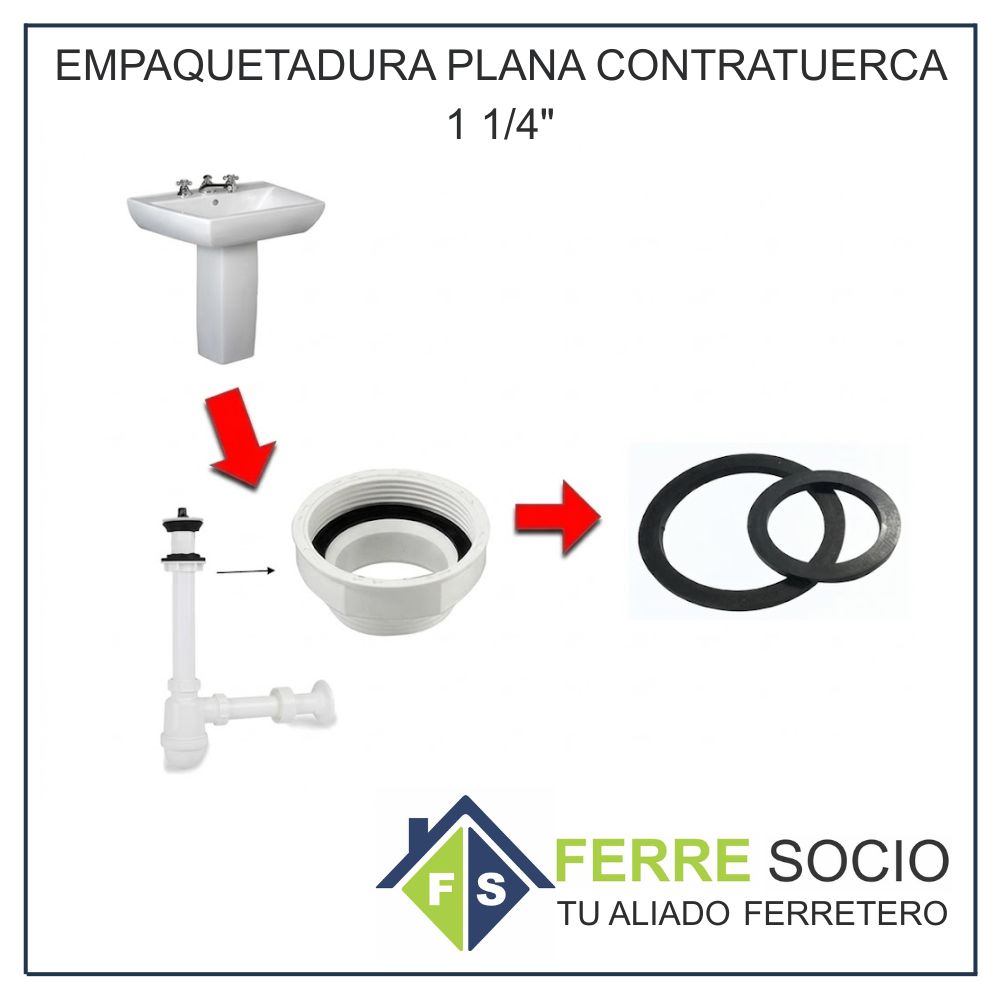 EMPAQUETADURA PLANA CONTRATUERCA 1 1/4