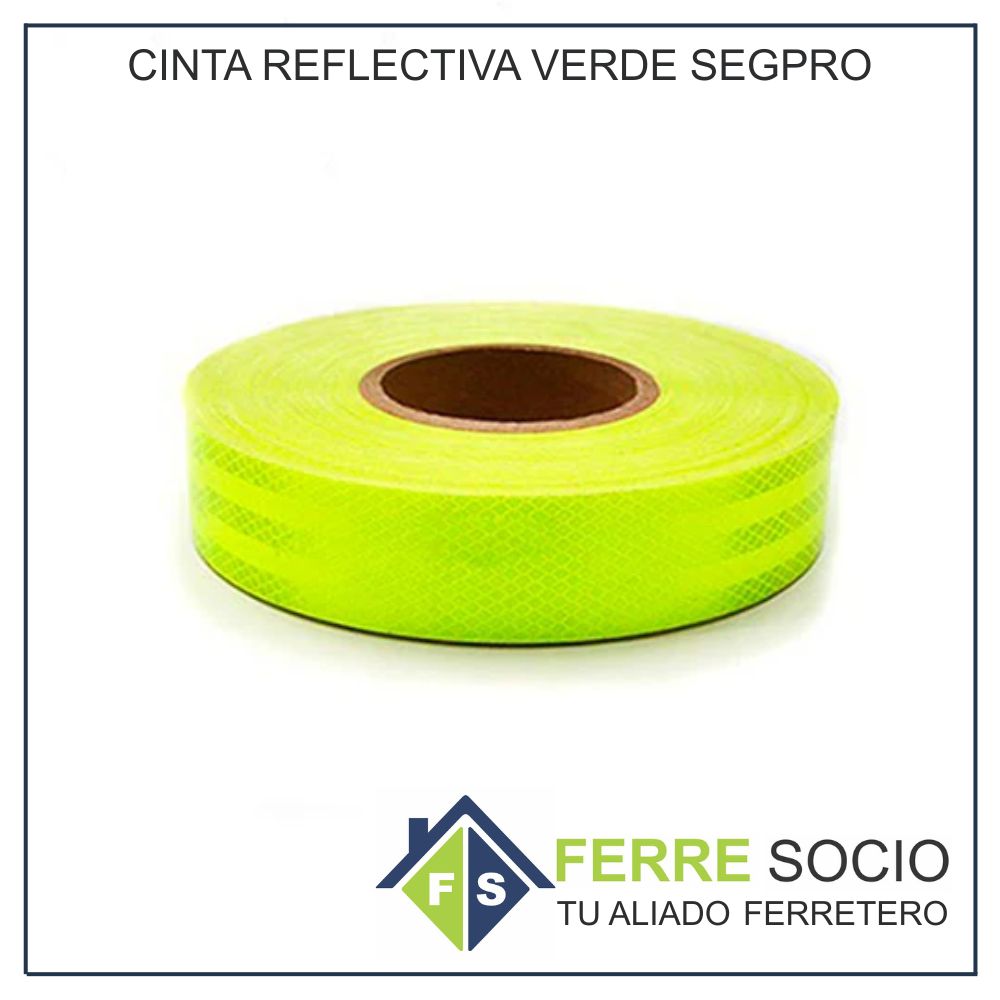 CINTA REFLECTIVA VERDE SEGPRO