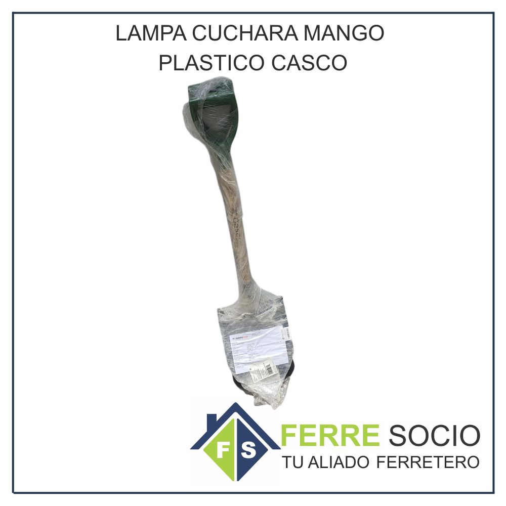 LAMPA CUCHARA MANGO PLASTICO CASCO
