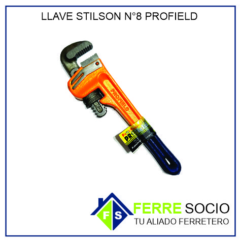 LLAVE STILSON 8 PROFIELD