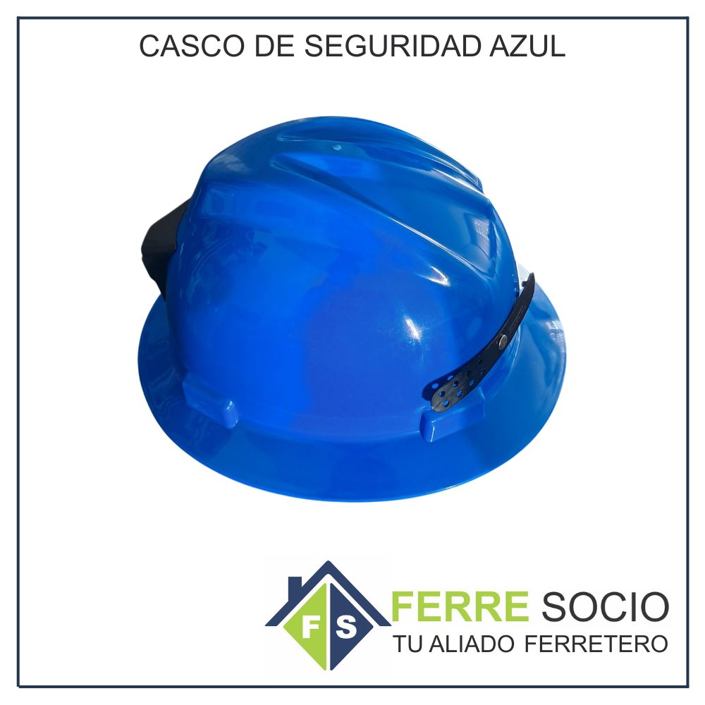 CASCO DE SEGURIDAD AZUL