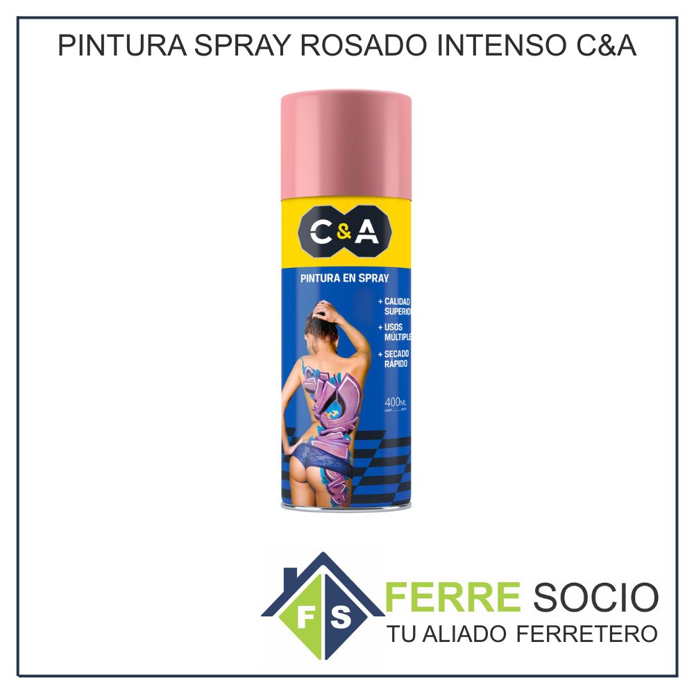 PINTURA SPRAY ROSADO INTENSO C&A