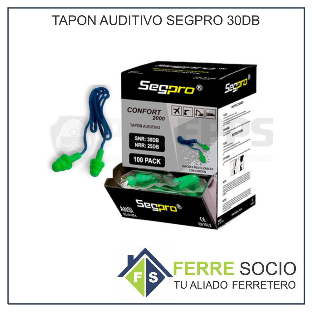 TAPON AUDITIVO SEGPRO 30DB