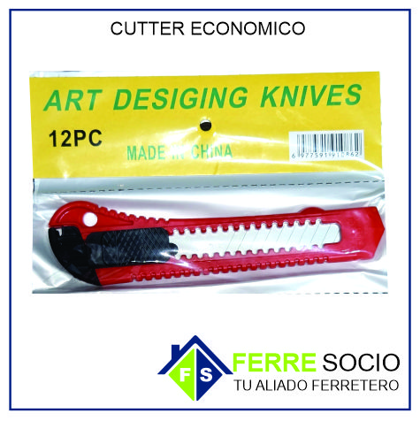 Cúter de Plástico Económico