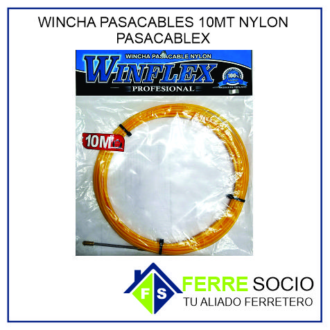 WINCHA PASACABLES 10MT NYLON PASACABLEX