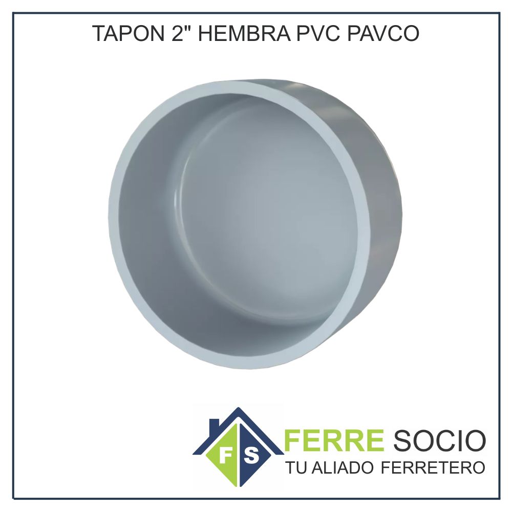 TAPON 2 HEMBRA PVC PAVCO