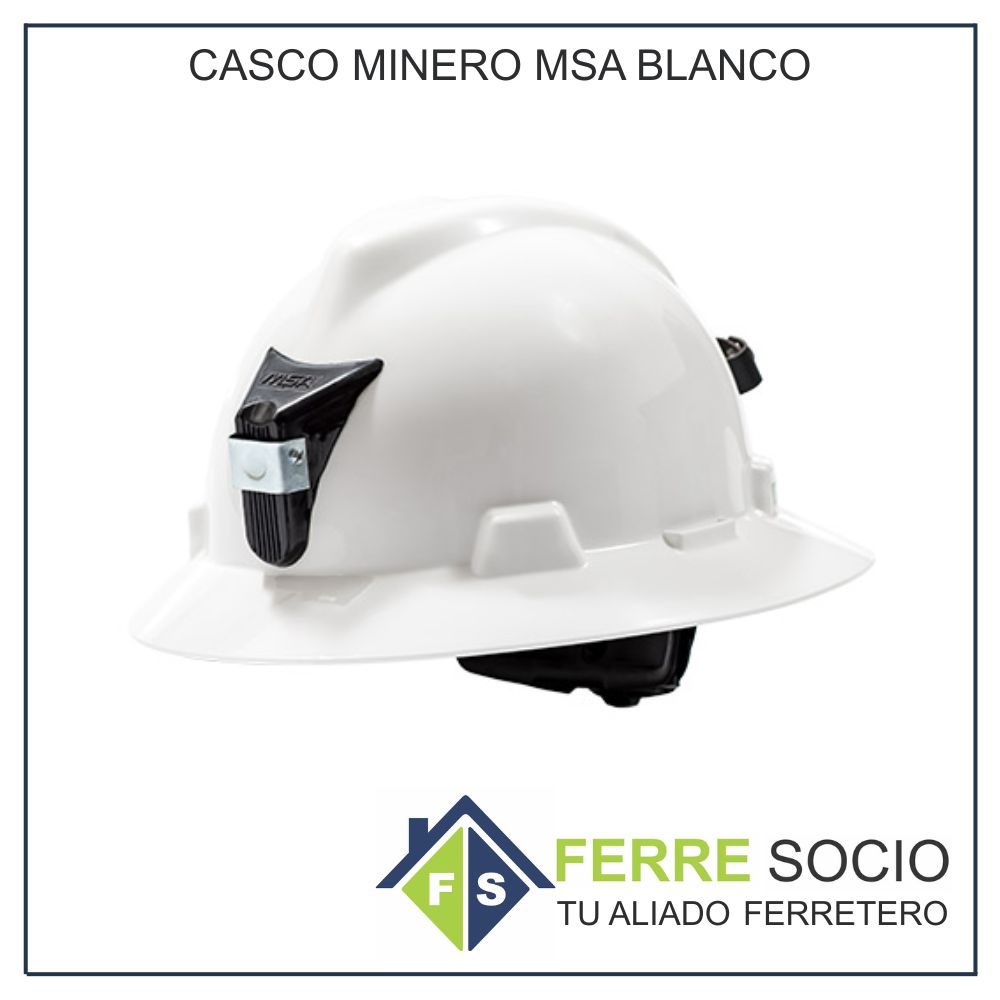 CASCO MINERO MSA BLANCO