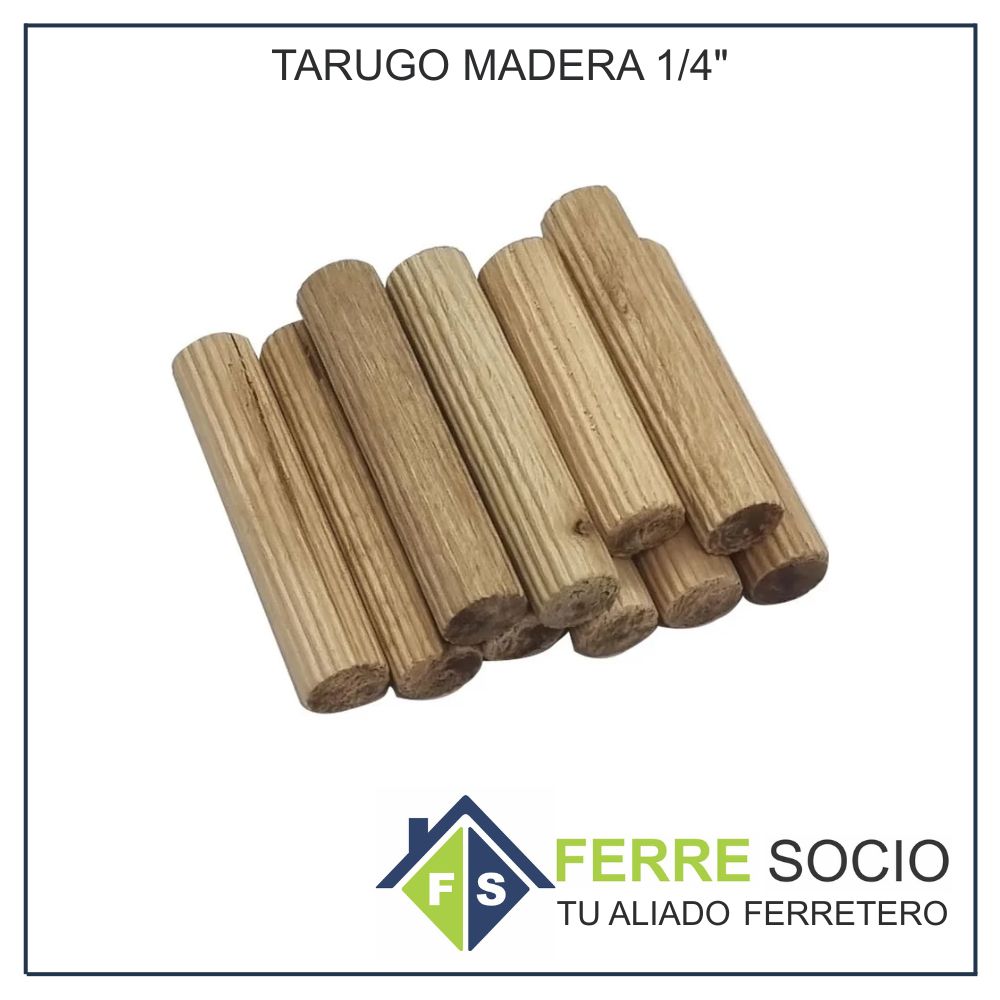 TARUGO MADERA 1/4