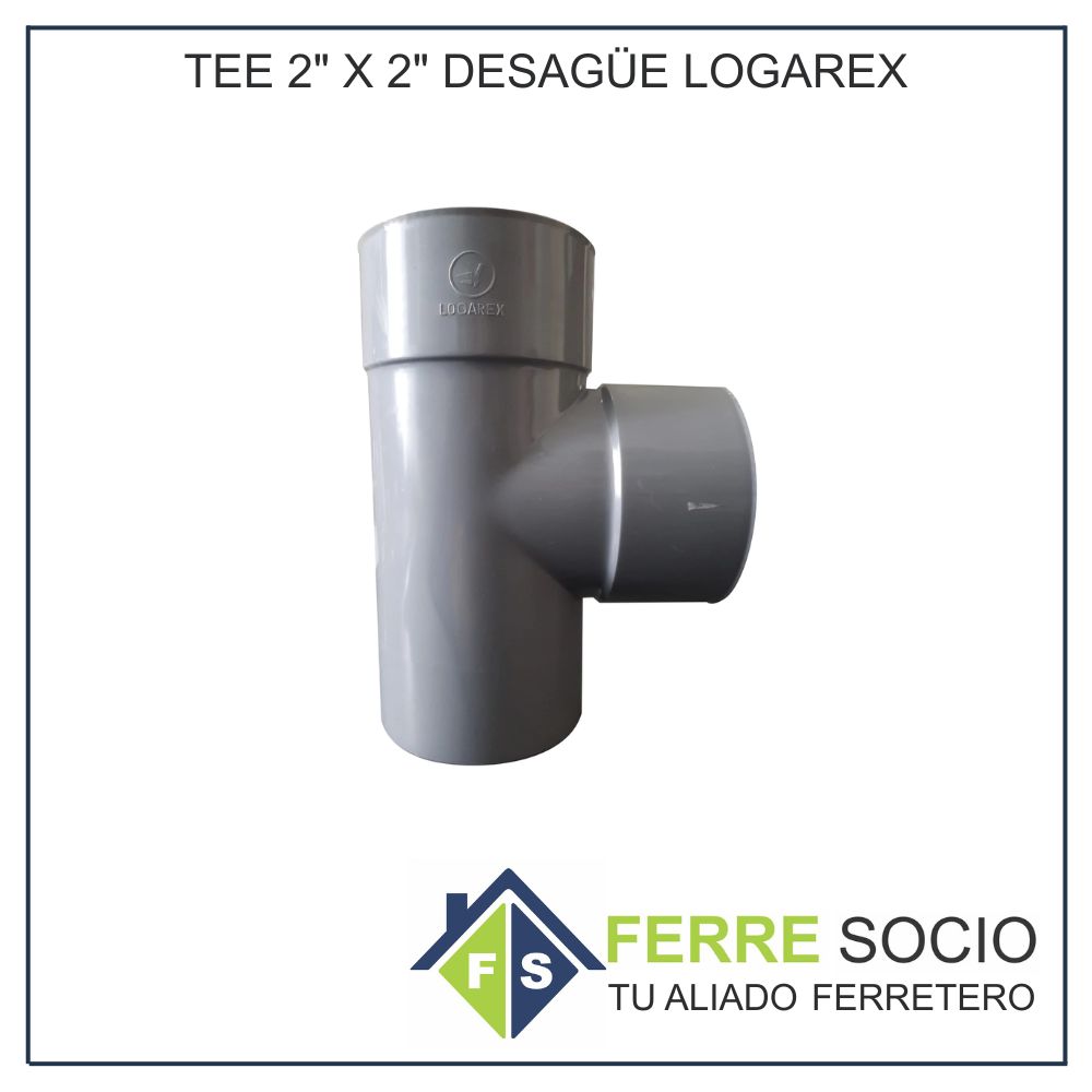TEE 2" X 2" DESAGÜE LOGAREX