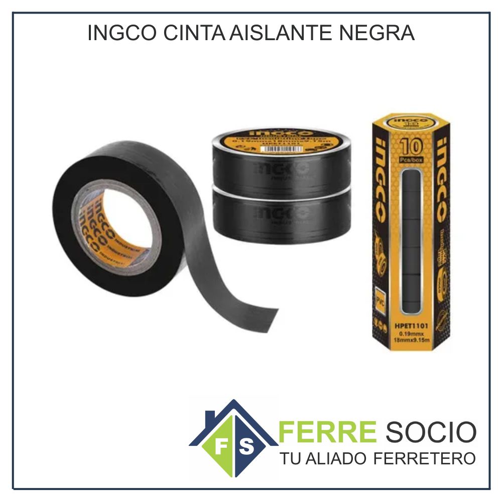INGCO CINTA AISLANTE COLORES