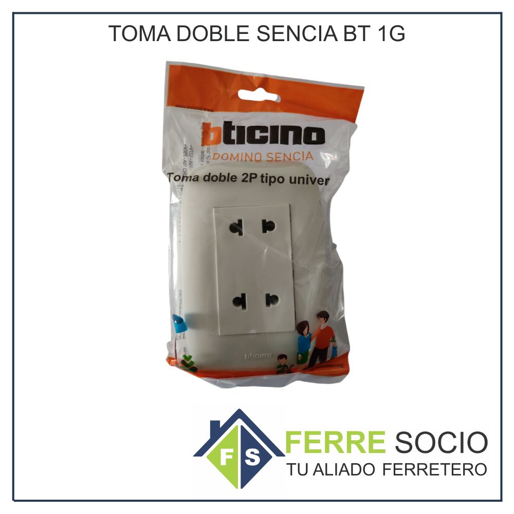 TOMA DOBLE SENCIA BT 1G