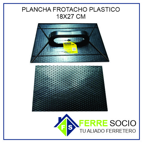 PLANCHA FROTACHO PLASTICO 18X27 CM
