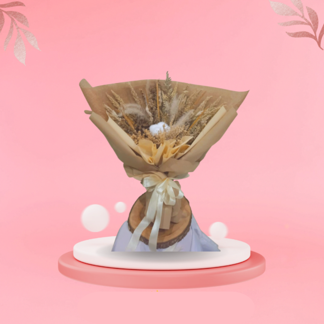 Elegant Dried Flower Bouquet