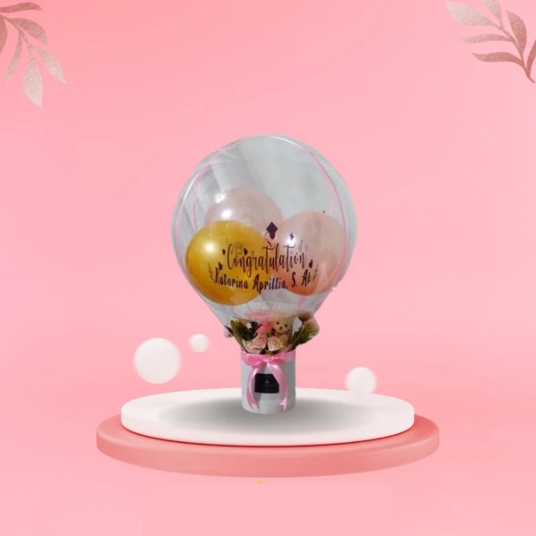 Personalized Congratulations Balloon Bouquet