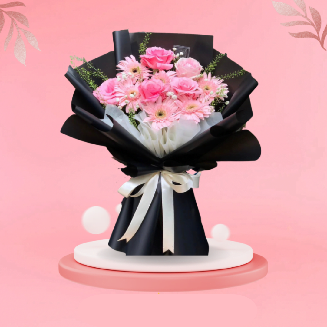 Elegant Pink Flower Bouquet