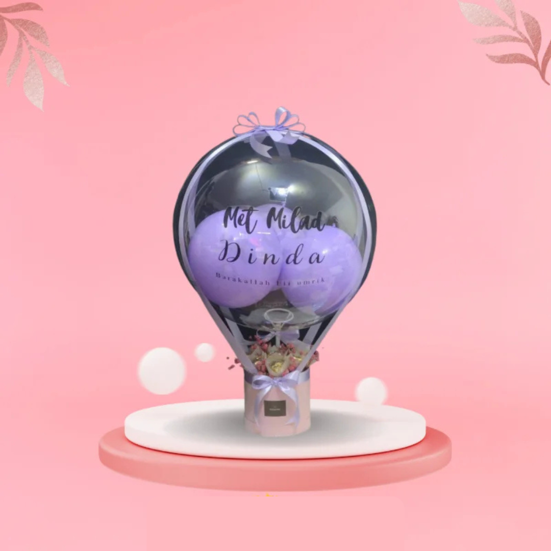 Birthday Balloon Gift Arrangement