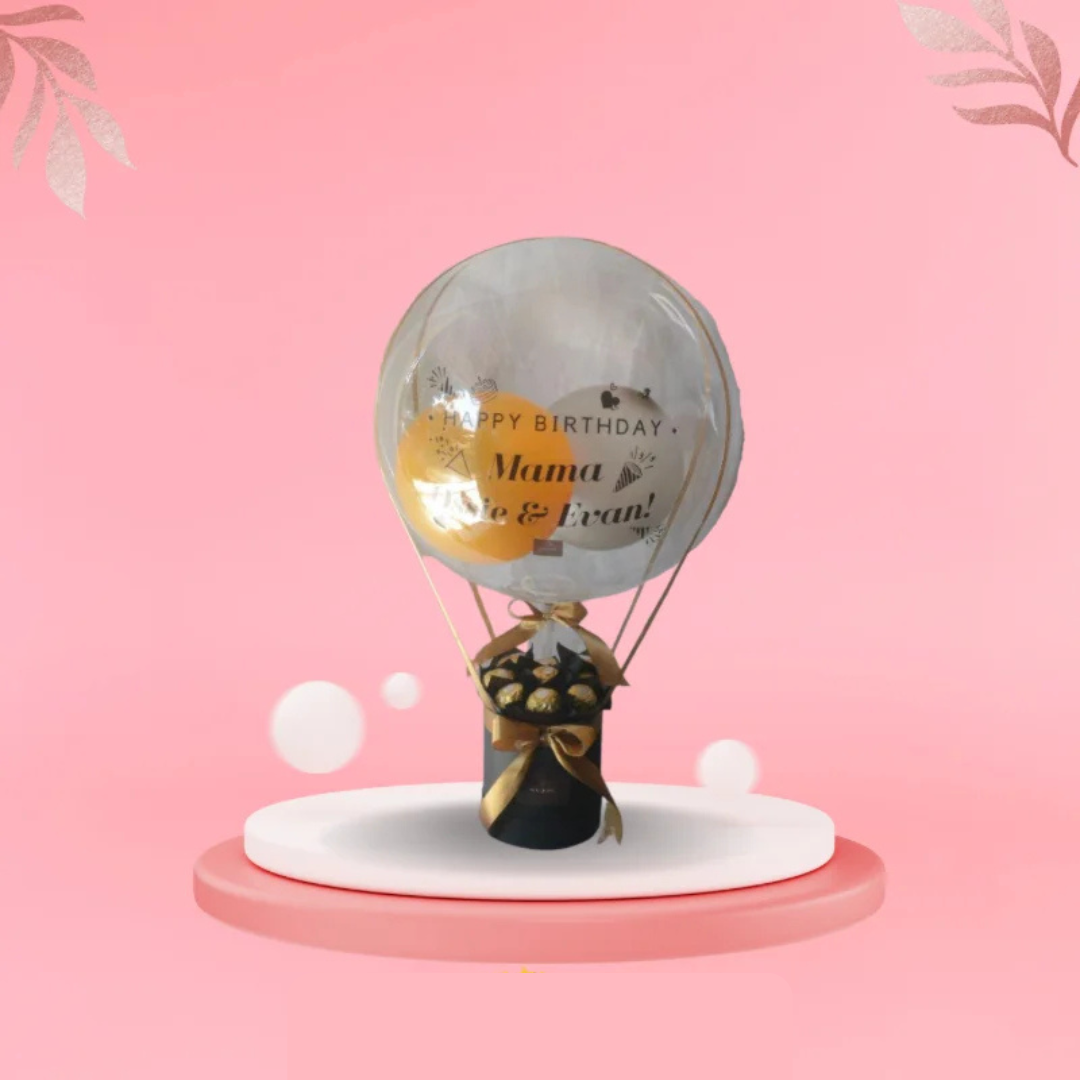 Birthday Balloon Gift Basket