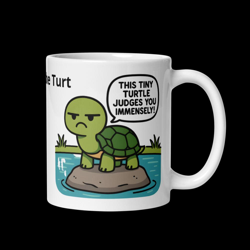 Judgy Turtle Coffee Mug