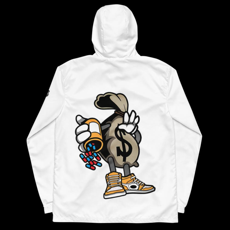 Graphic zip Hoodie Dope Money Bag