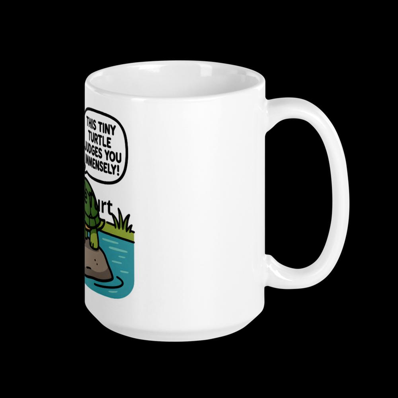 Judgy Turtle Coffee Mug